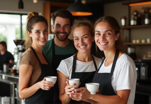 Turkey Coffee team of baristas welcoming you